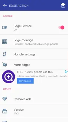 Edge Action android App screenshot 3